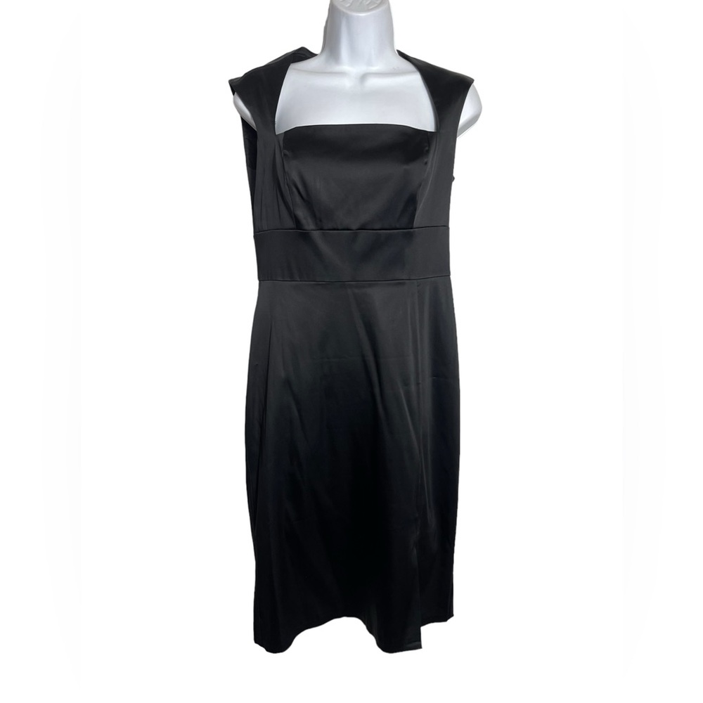 White House Black Market dress size 6 stunning classic black evening gown 🖤